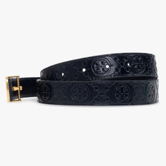 TORY BURCH  Midnight BELT WITH LOGO main image 4